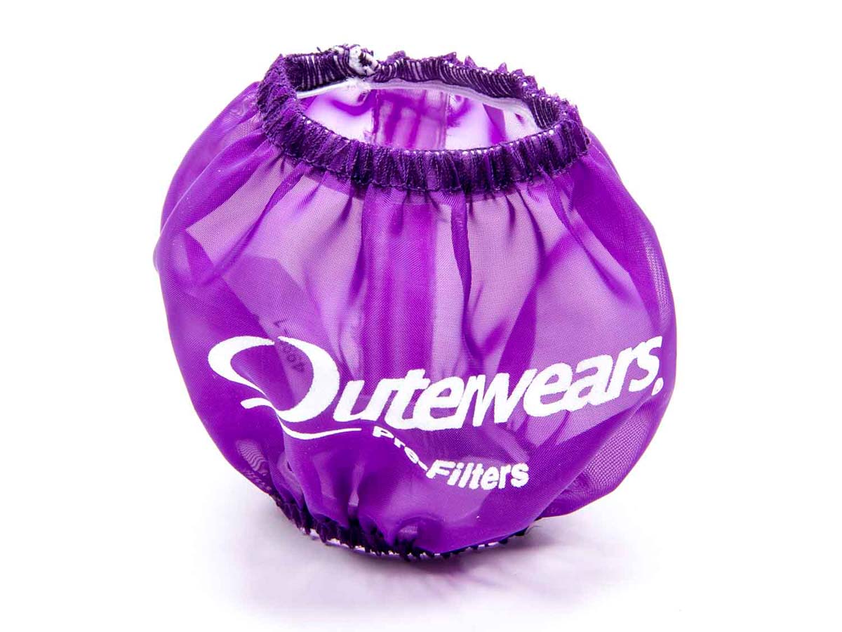 OUT10-1013-07 3 in. Breather Pre-Filter, Purple