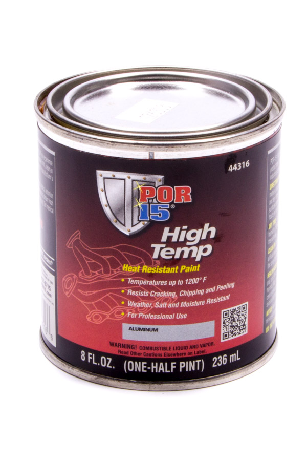 High Temperature Paint Urethane Flat Black - 8 oz Can