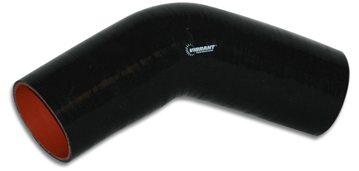 2.75 x 4.25 in. Silicone Hose Elbow, 45 deg