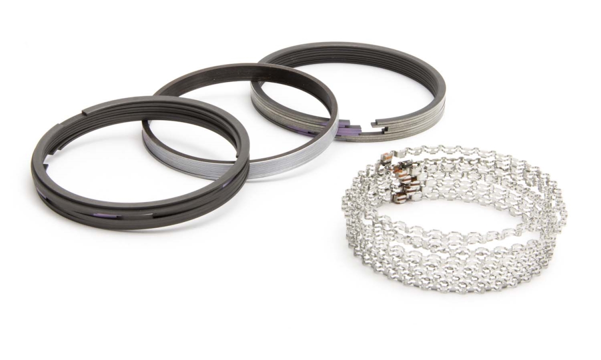 SEAR8902-60 Speed-Pro Claimer Piston Ring Set, Moly - 4.000 in. Bore - 0.06 x 0.06 x 0.18 in. - 8-Cylinder