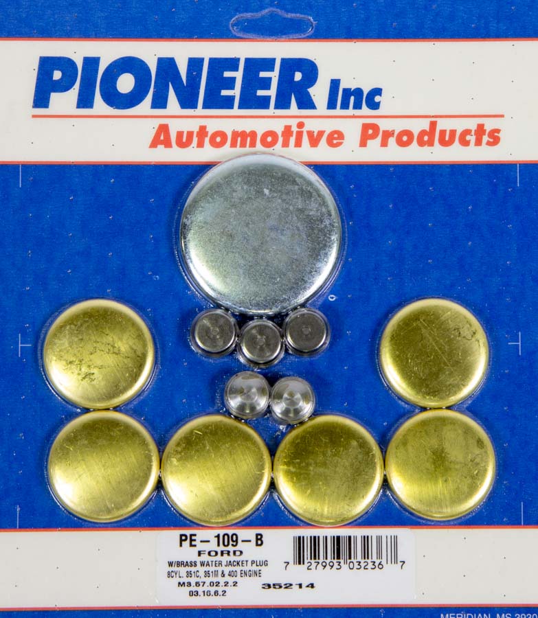 PIOPE109B 400 Ford Freeze Plug Kit - Brass