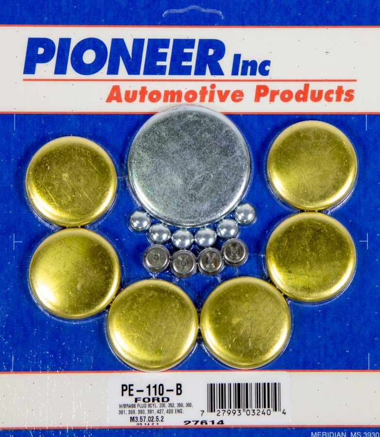 PIOPE110B 390 Ford Freeze Plug Kit - Brass
