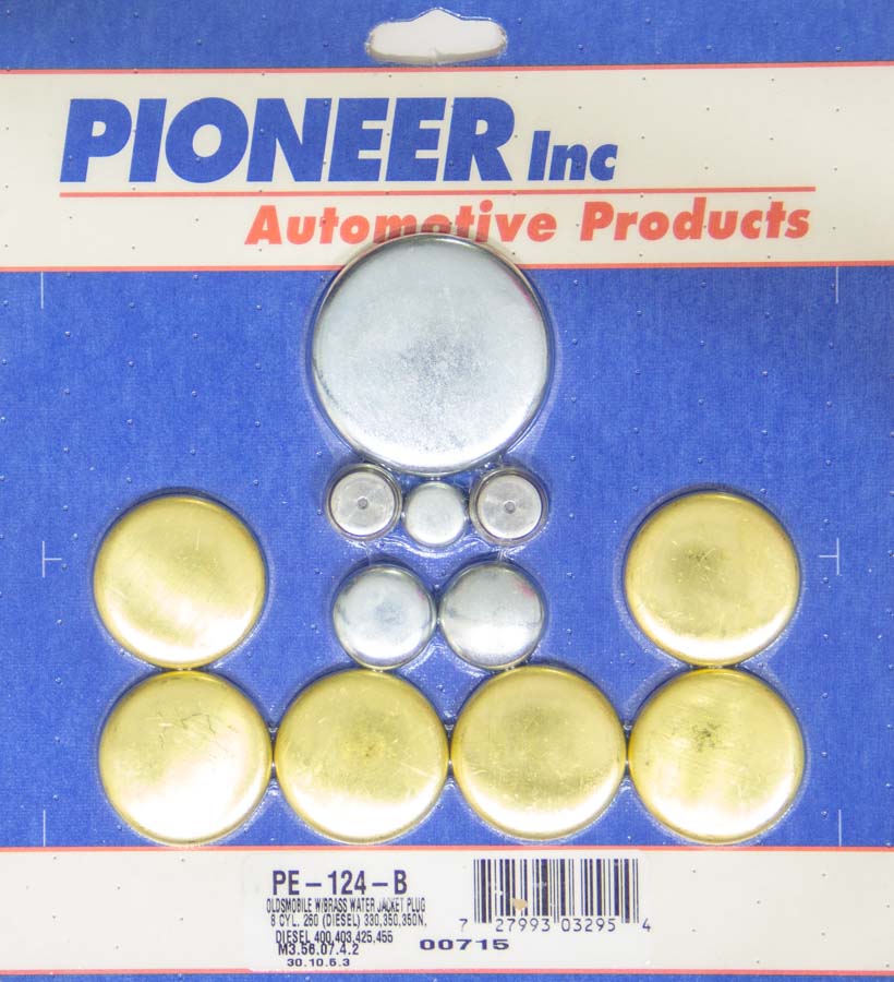 PIOPE124B 350 Olds Freeze Plug Kit - Brass