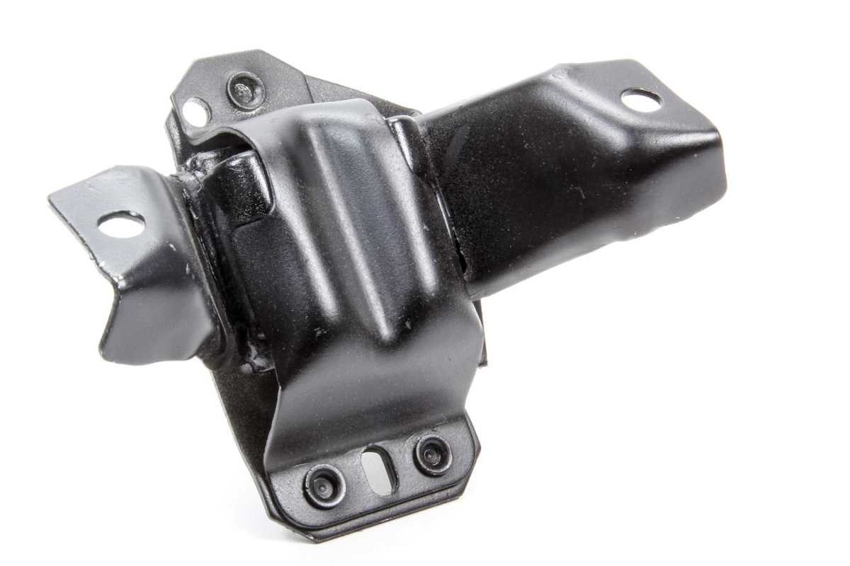 Passenger Side Motor Mount Bolt-On Rubber & Steel Black Paint - Small Block Ford