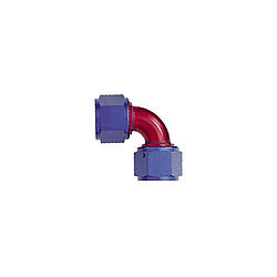 90 deg -08 AN Female to Female Swivel Coupling