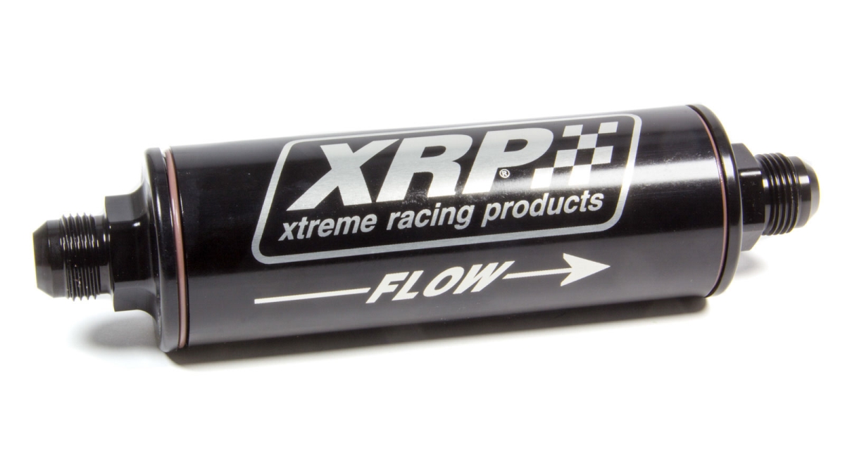 XRP7112AN Inline Oil Filter 12 AN Inlet & Outlet 9.600 in. Length Requires Filter - Aluminum