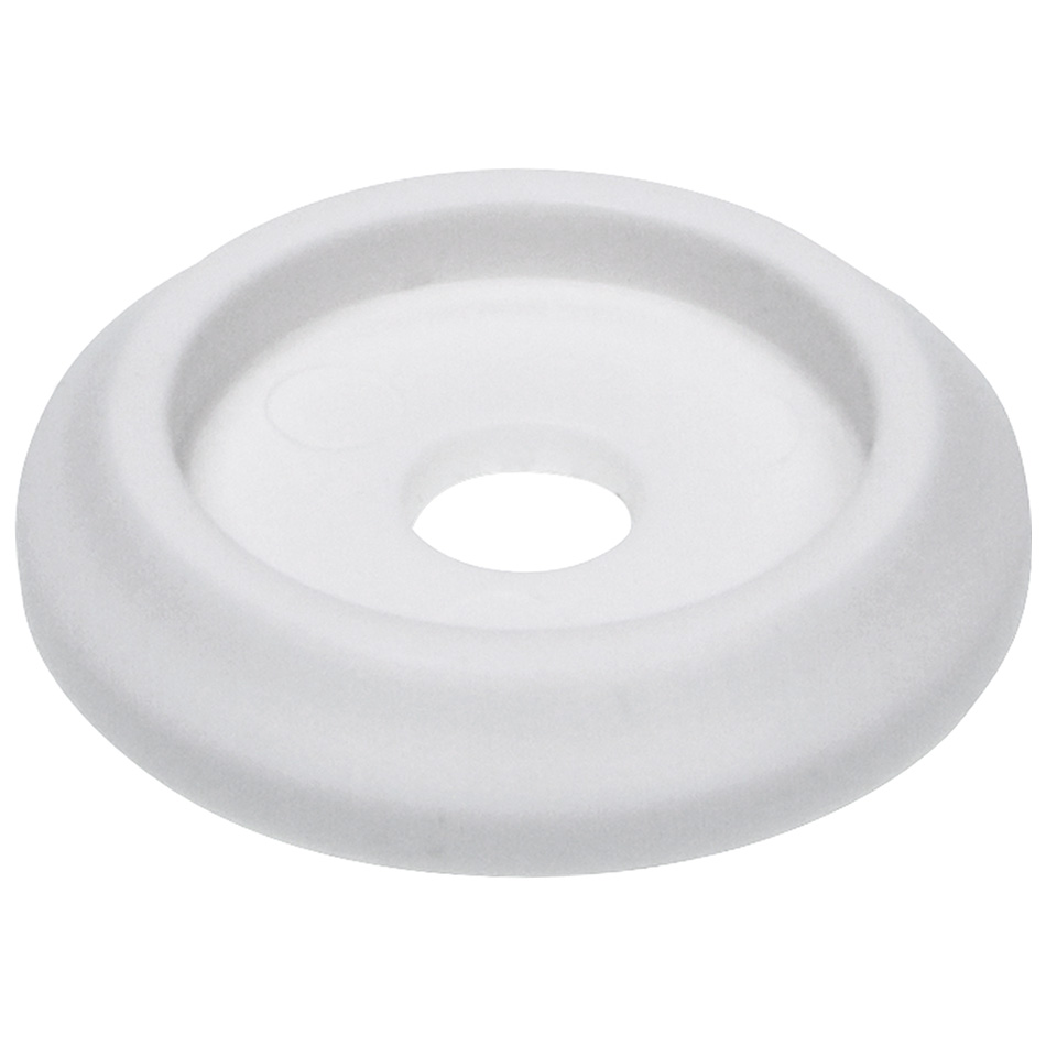 Plastic Body Bolt Washer, White - Pack of 50