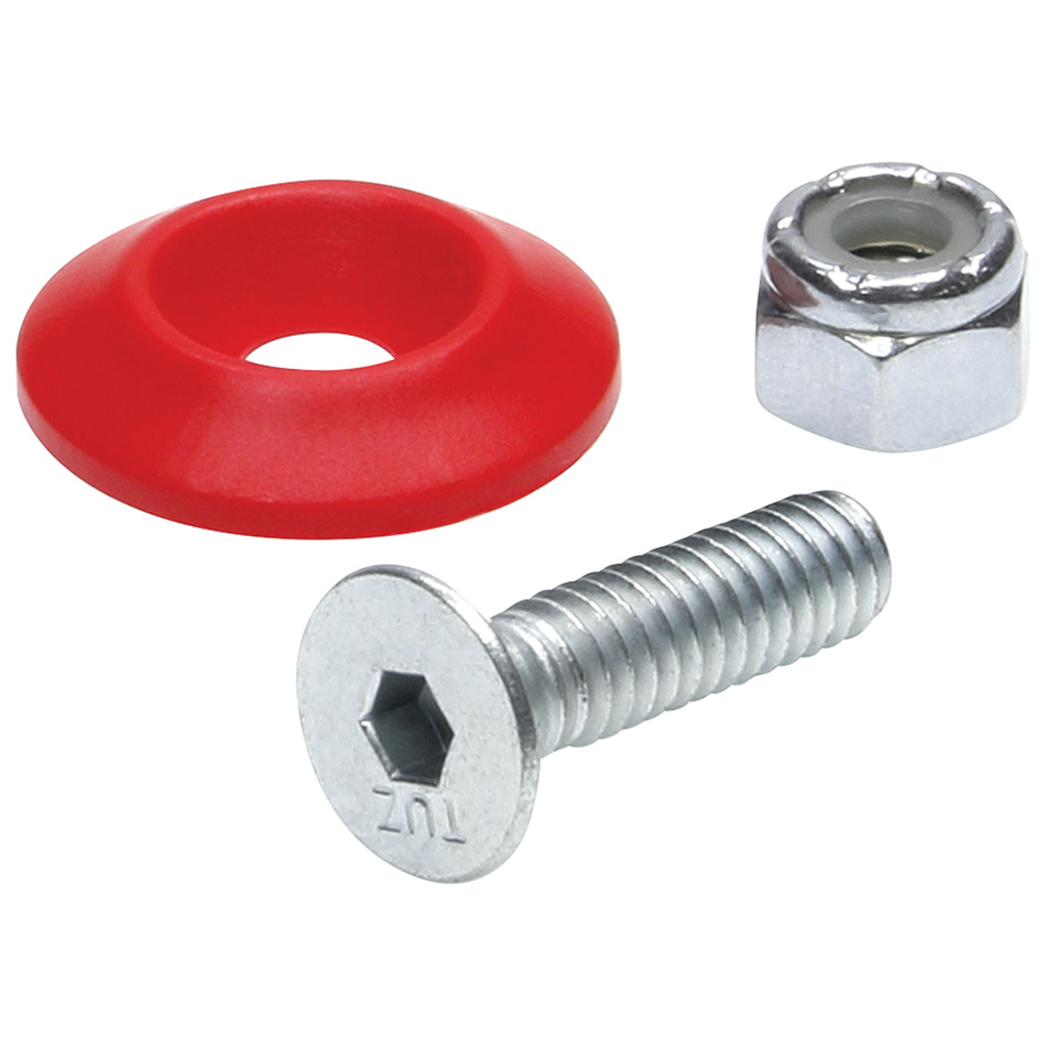 Countersunk Bolt Kit, Red - Pack of 10