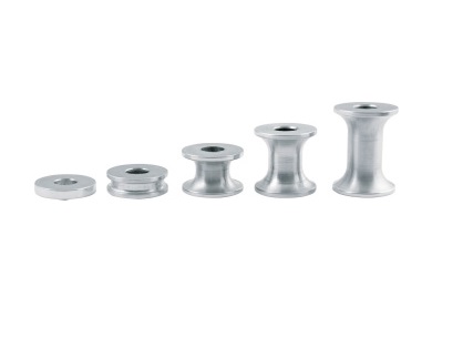 OD Hourglass Spacers - 0.5 x 1.5 x 0.25 in.