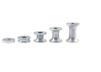 Hourglass Spacers - 0.5 x 1.5 x 0.5 in. OD