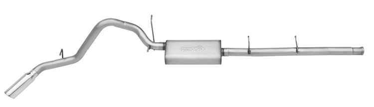 39495 Stainless Steel Cat-Back Exhaust System - 3 in. Single