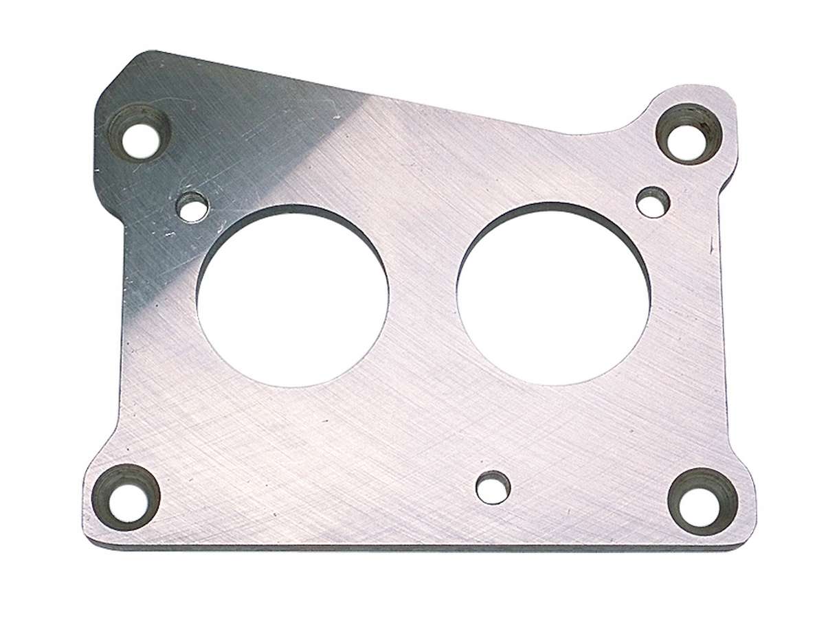 TRA2204 Carburetor to TBI Adapter - Holley 2 BBL to Small Block Chevy TBI Front Mount