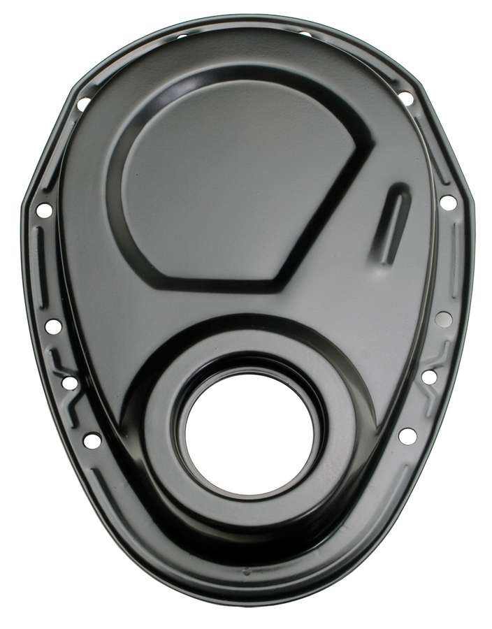 TRA8637 Big Block Chevy Black Timing Cover