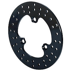 Drilled Steel Rotor - 3 Bolt - 0.310 x 11 x 5 in. Bolt Circle