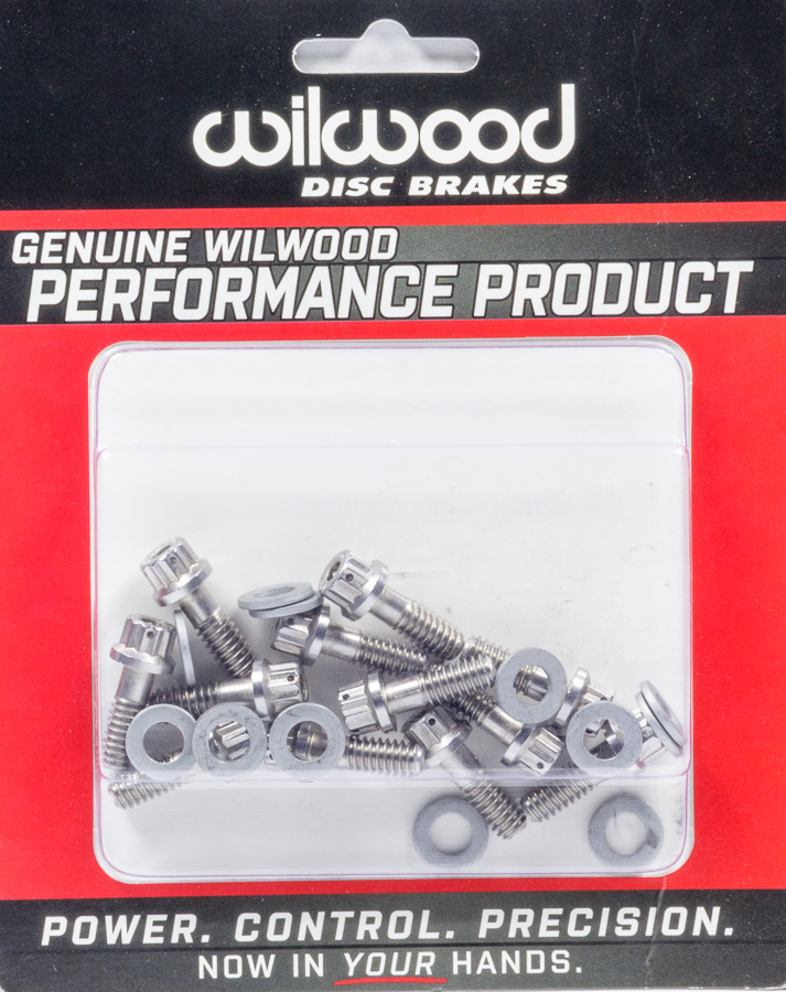 Stainless Hat & Rotor Rotor Bolt Kit - Set of 12