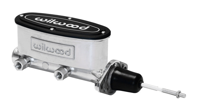 Aluminum Tandem Master Cylinder with Pushrod 0.938 in. Bore - Ball Burnished