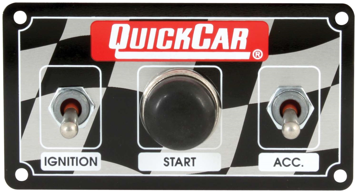 ICP01 Dirt Car Switch Panel - Water Proof Micro Ignition Switch & Accessory Switch - Start Button