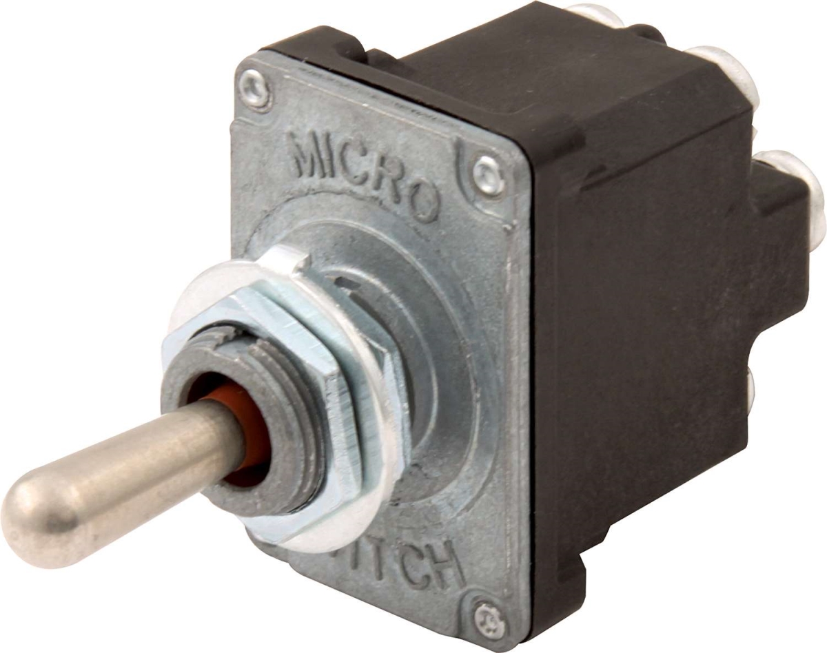 Momentary & Off & Momentary Weatherproof Toggle Switch -Double Pole - 25A - 12V