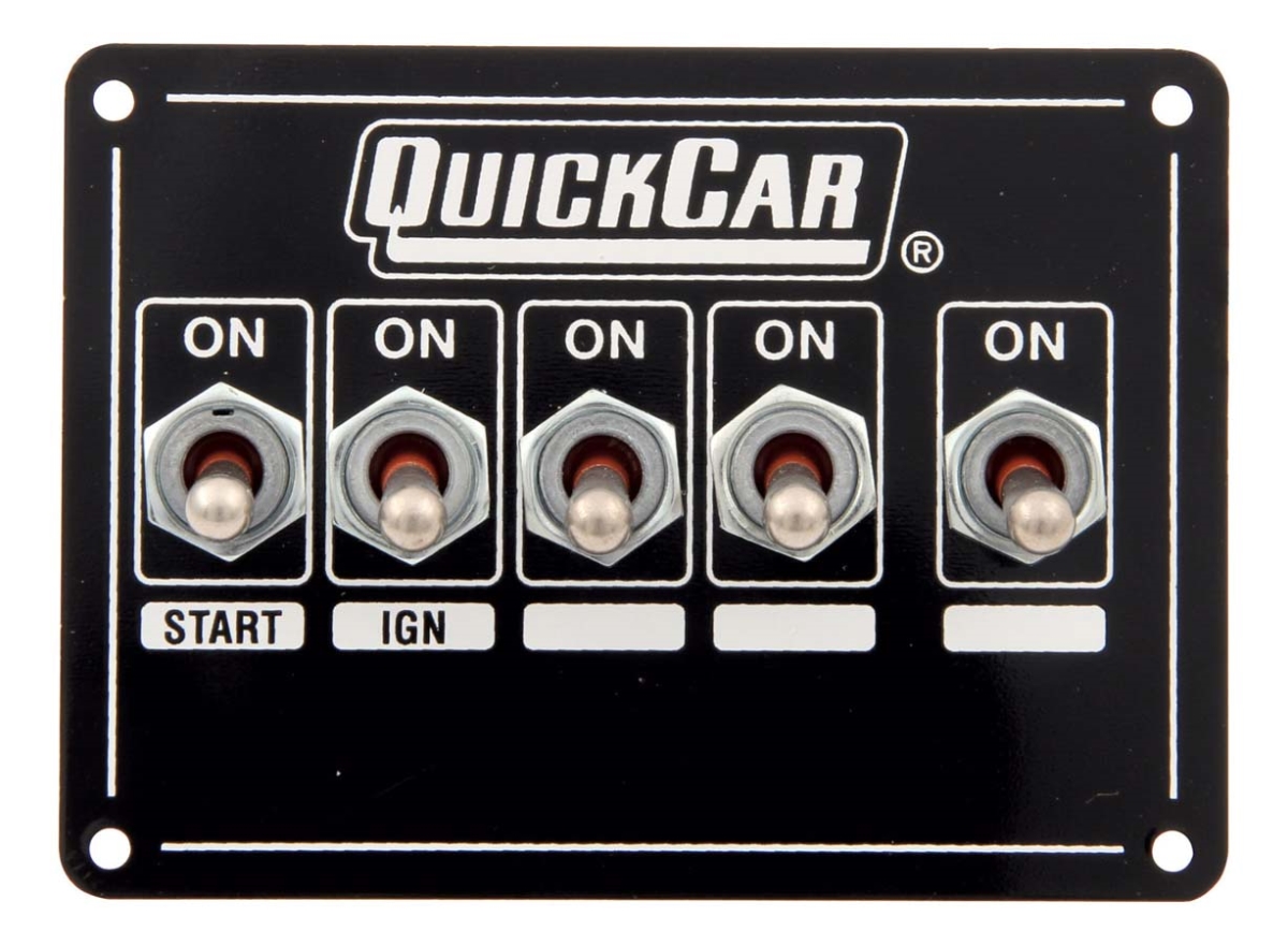 Picture of Quickcar Racing Products QRP50-7713 Extreme Dual Ignition Panel with 3 Wheel Brake & Crossover