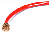QRP57-102 Power Cable - 2 AWG - Red - 125 ft. Roll