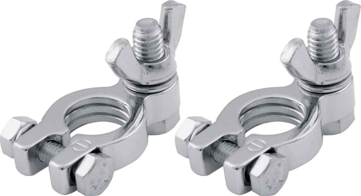Battery Terminals - Top-Mount Nickle Plated Brass