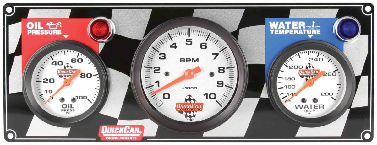 2-1 Gauge Panel - OP-WT with 3.37 in. Remote Recall Tachometer