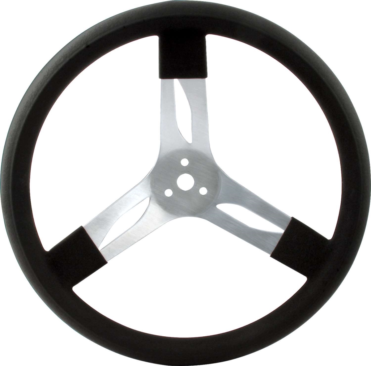 Picture of Quickcar Racing Products QRP68-001 Aluminum Steering Wheel - 15 in. - Black