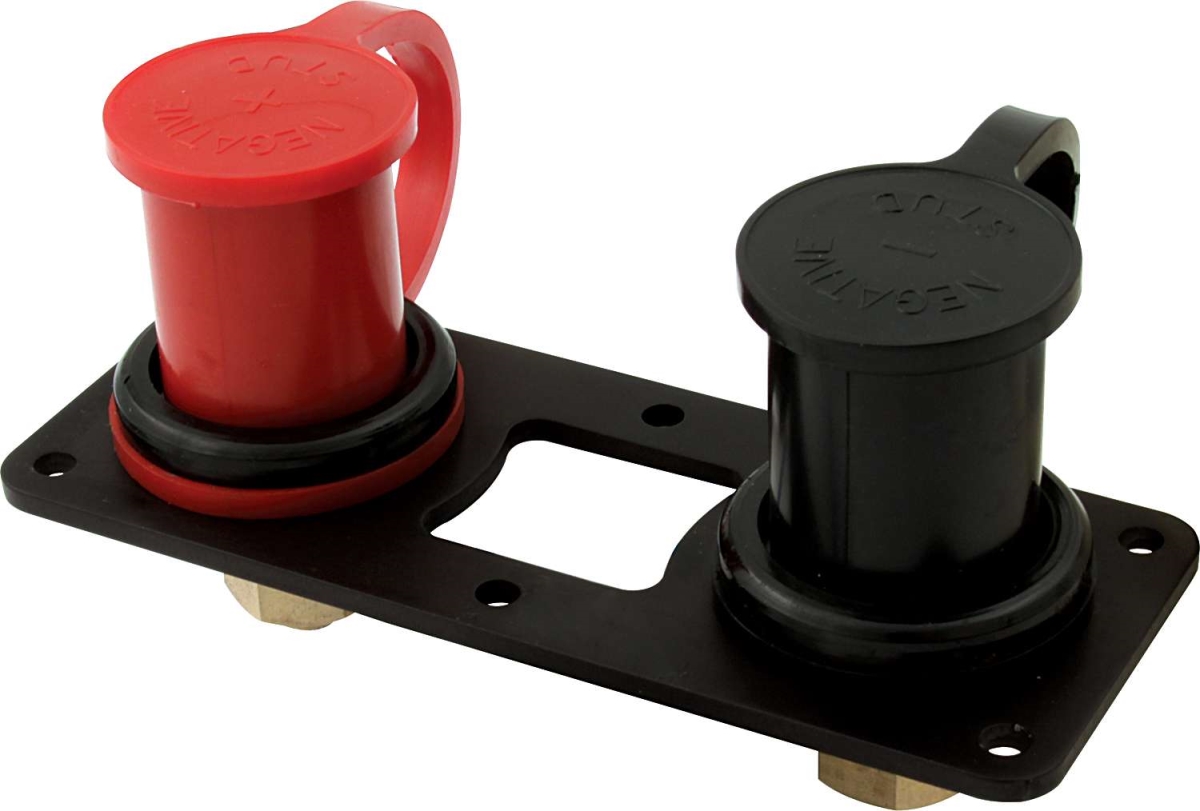 Battery Charging Posts Pair with Flat Mount Bracket