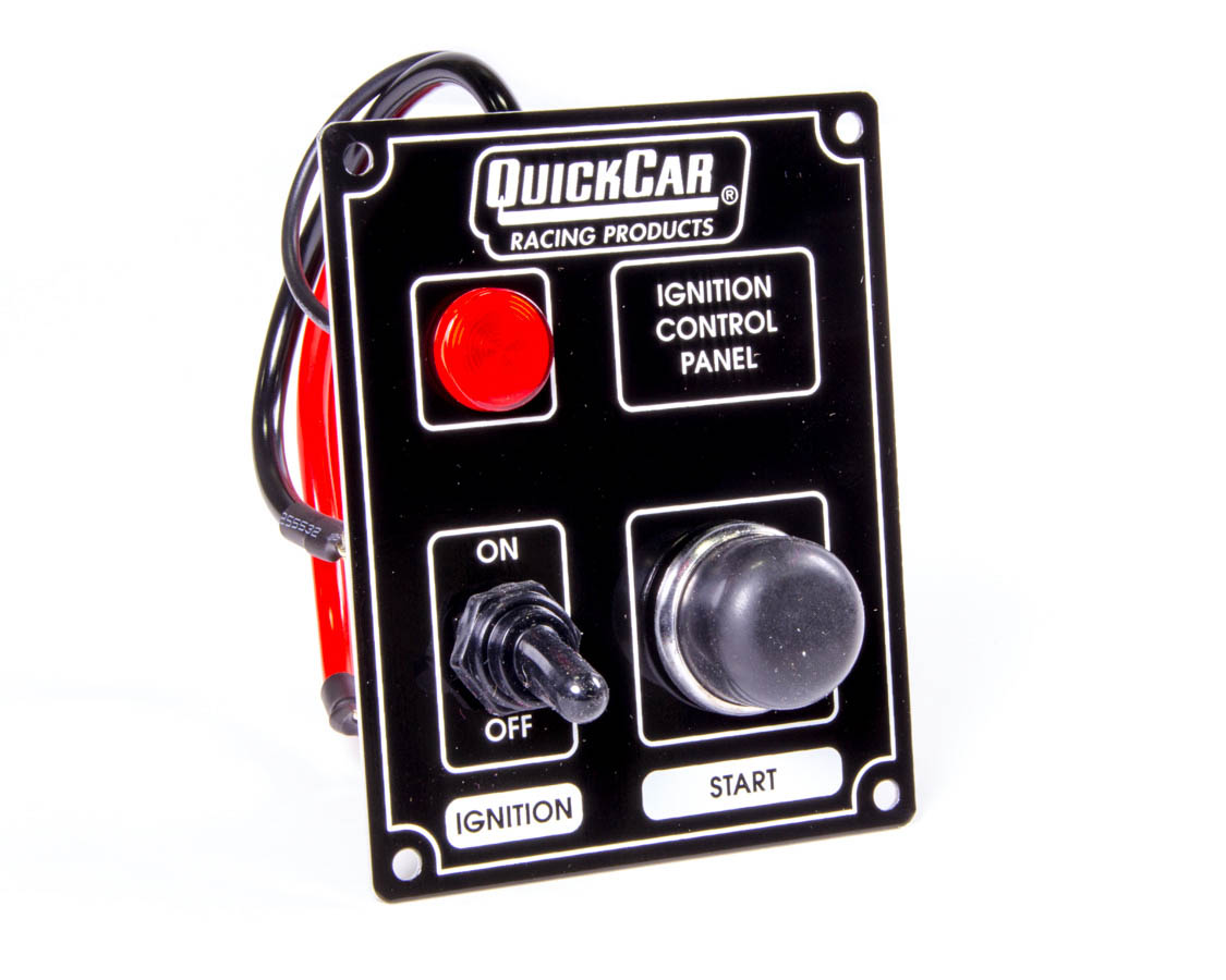 Ignition Control Panel - Warning Light - Black