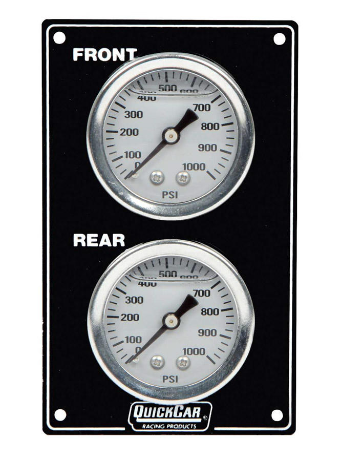 Mini Brake Bias Gauge Panel - Vertical - Black