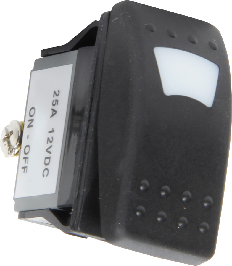 Lighted on & Off Rocker Switch - Red