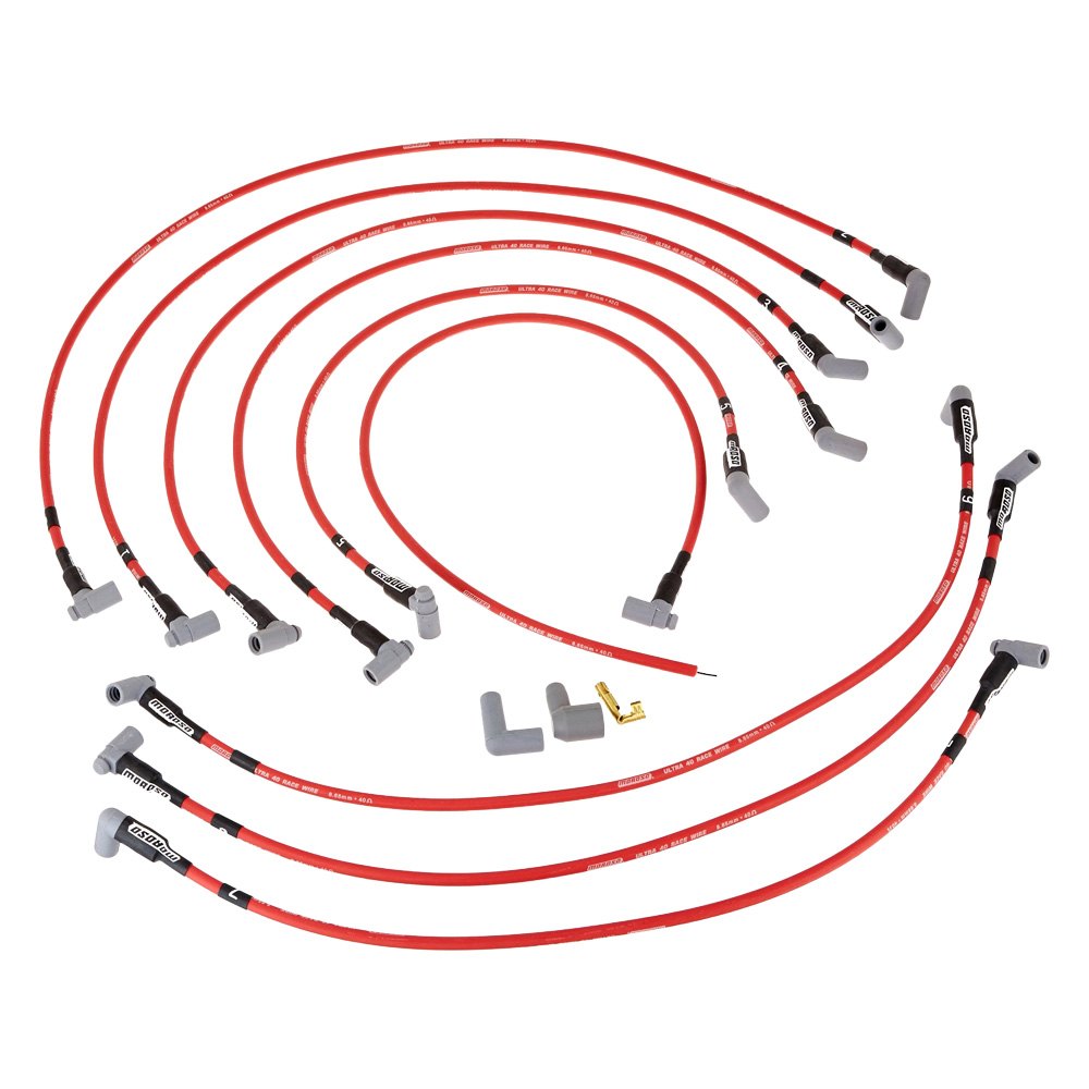 Big Block Chevy HEI Ultra 40 Plug Wire Set, Red