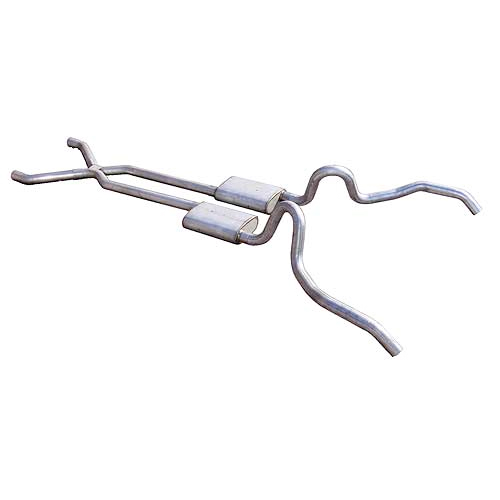 PYPSGN10S 1962-1967 Nova 2.5 in. Exhaust System with X-Pipe