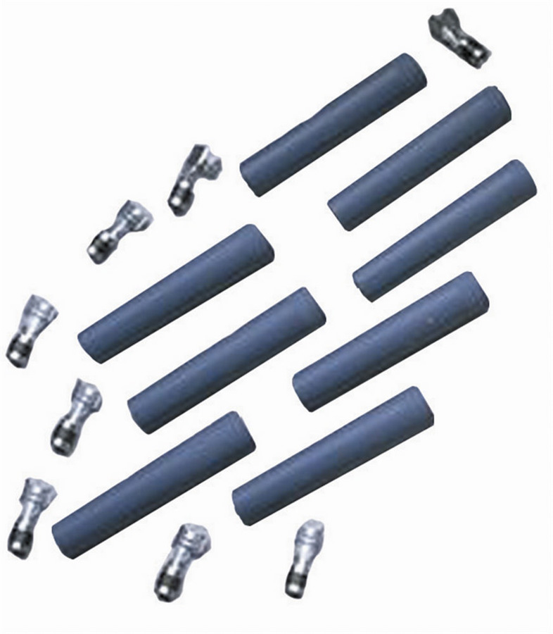 Spark Plug Boot & Terminal Kit - Spark Plug Wire Set - 180 deg - Blue
