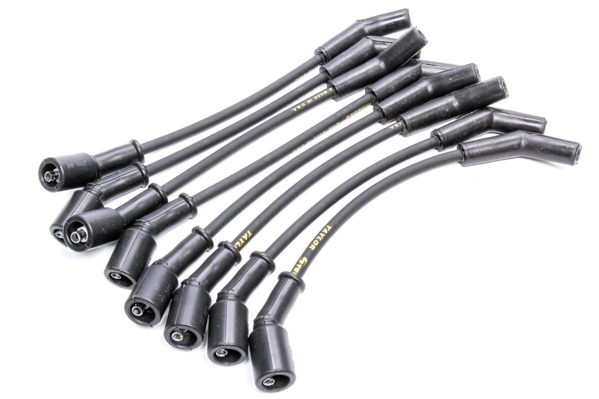 Streethunder Plug Wire Set for Small Block Chevy, Black - 8 mm