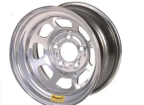 47SF375S 14 x 7 in. 3.75 in. D-Hole Backspace Wheel, Silver