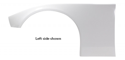 11002-23051-BL 2019 Late Model Left Molded Plastic Fender, Black