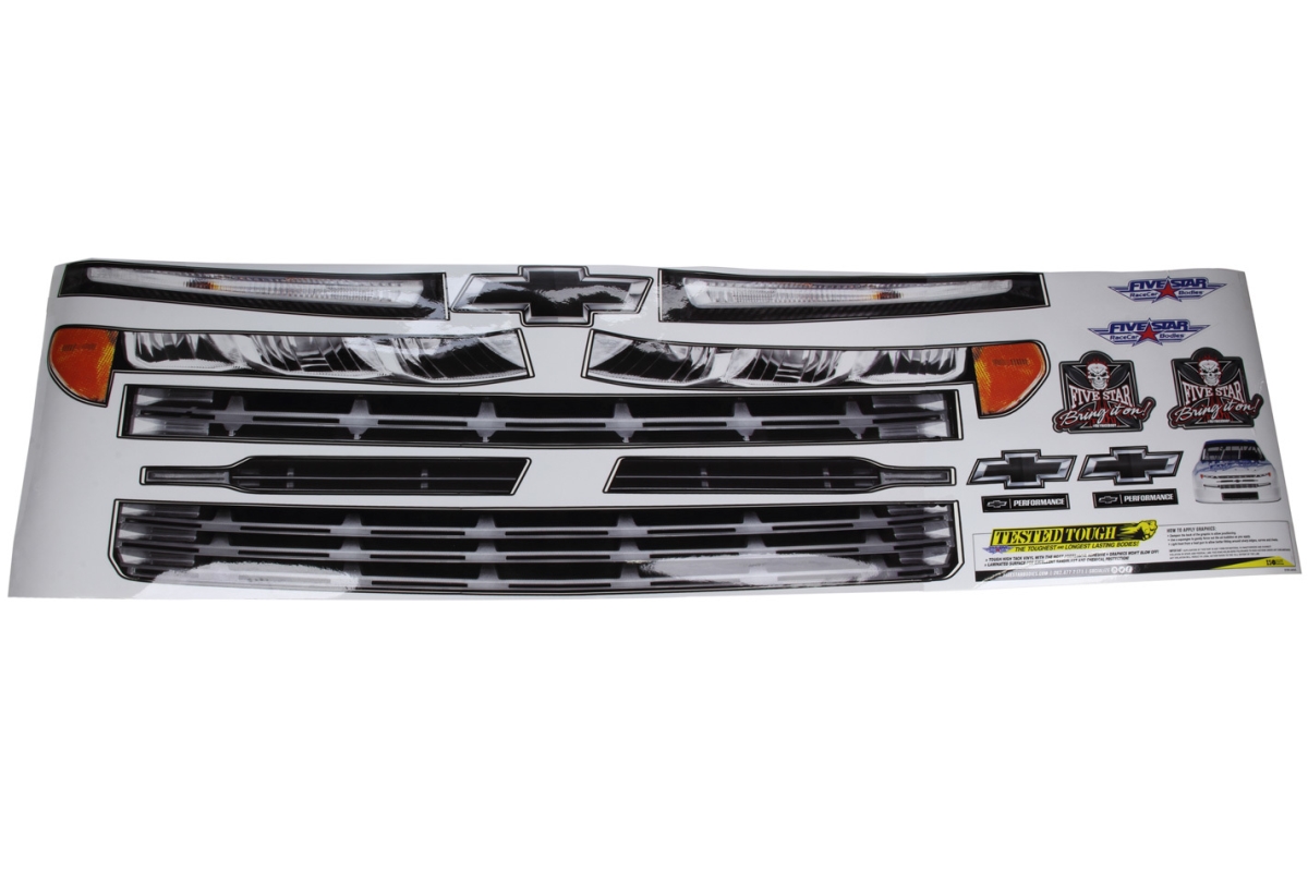 21191-44141 2019 Chevy Silverado Nose ID Graphics Kit