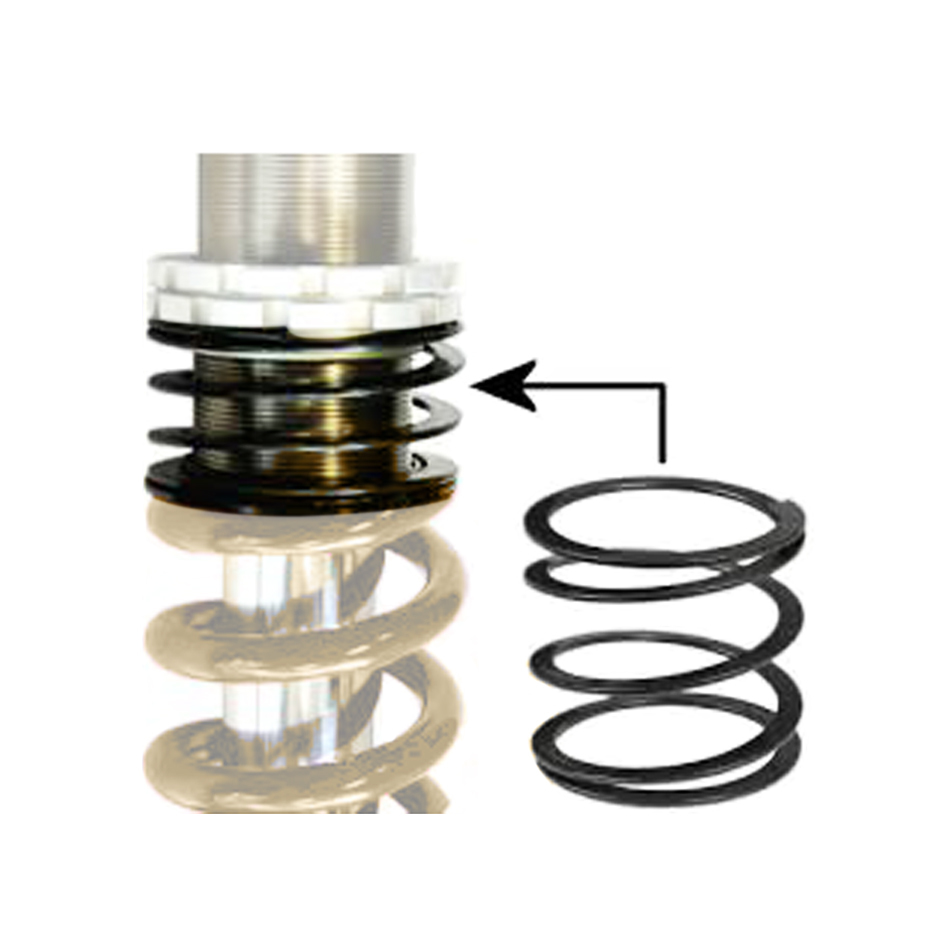 TU7X5 7 in. Long Take-Up Spring - Gray Powder Coated