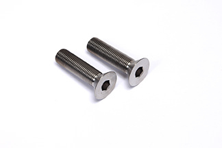 1084 Titanium Tapered Heads Front Caliper Bolts - 2 Piece
