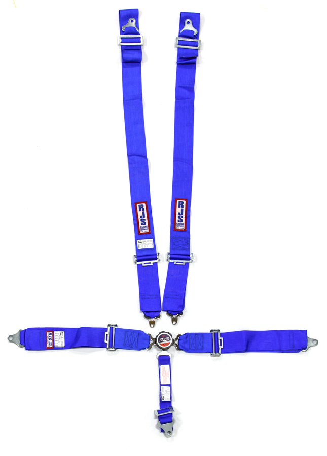 1034103 Blue 5-Point Quick Release Camlock Harness System - Roll Bar, 2 in. Submarine Belt