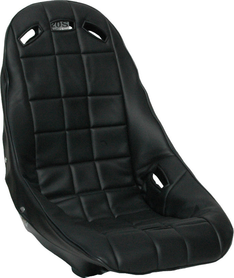 8021S Poly Low-Back Seat Cover, Black