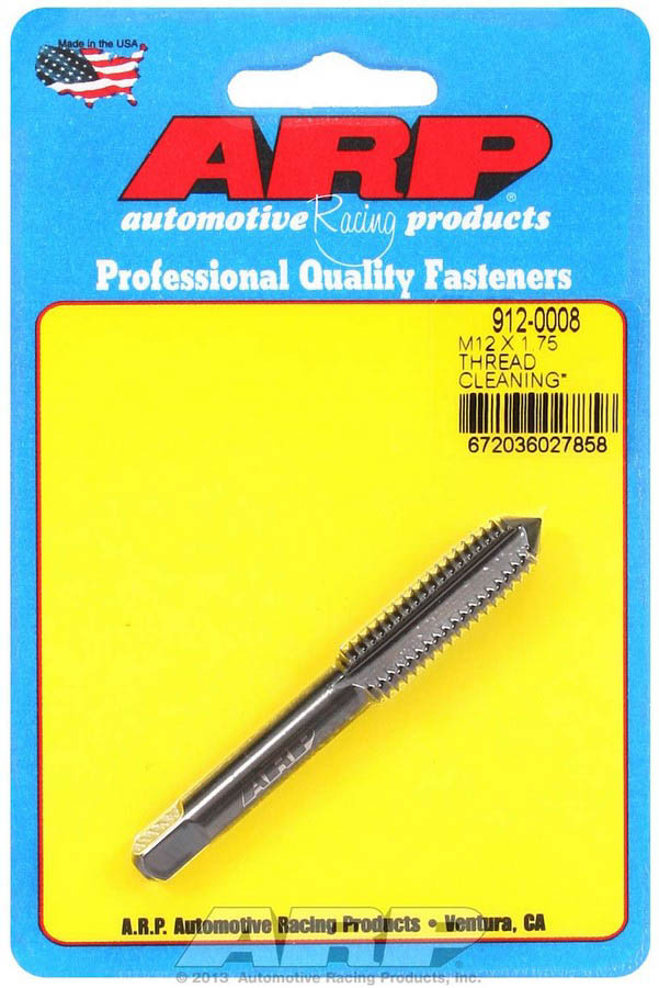 912-0008 12 mm x 1.75 Thread Cleaning Tap