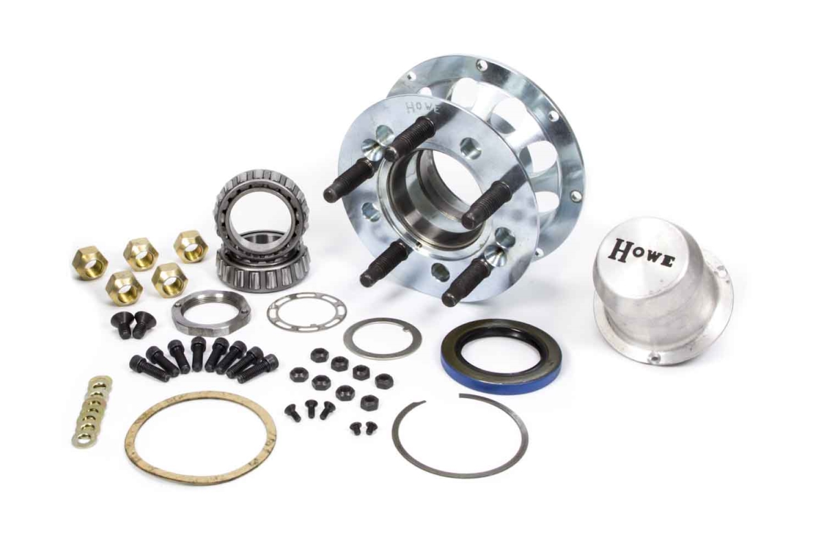 205118 5 x 5 in. Steel Front Hub Assembly, 8 Bolt