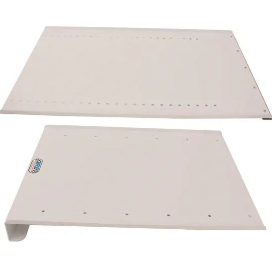 HRP6551-WHT Top Wing Roof Mount, White Powder Coated
