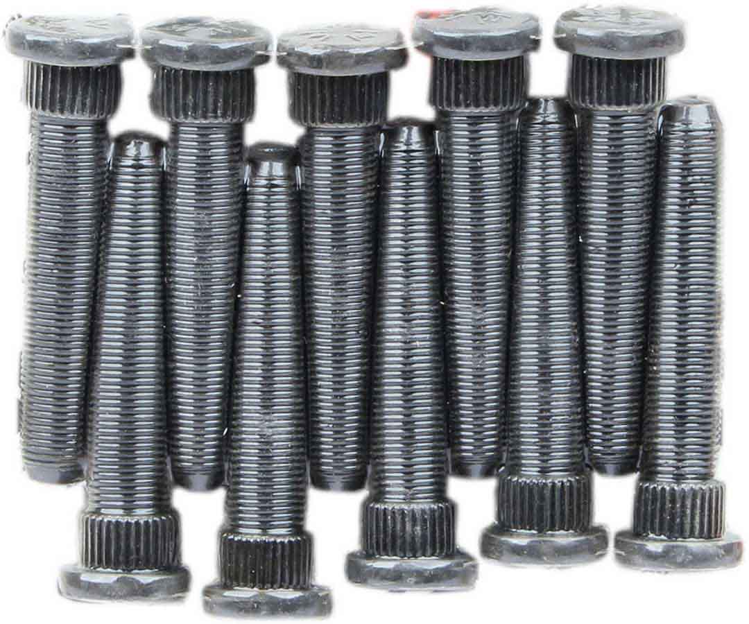 8010 0.5-20 x 3 Thread with 0.62 Knurl Wheel Stud Kit, Pack of 10