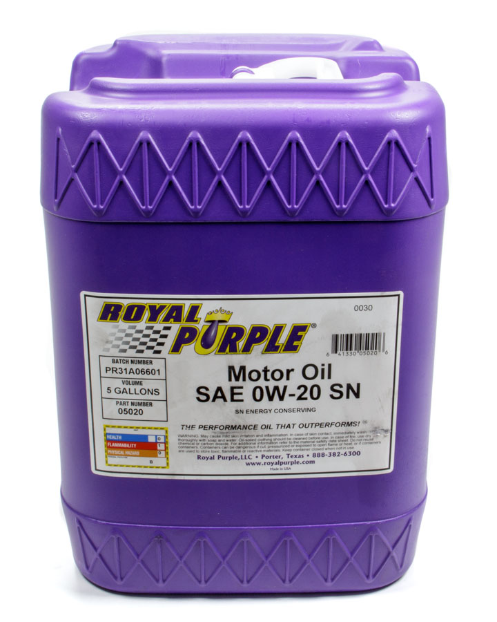 05020 5 gal 0W20 Multi-Grade Motor Oil
