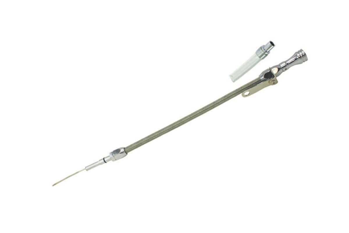 8318 Flexible Aluminum Chrome Engine Dipstick for 1997-Up LS Series GM