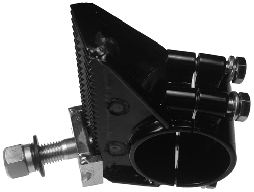 46-1607 Angled Serrated Axle Above Centerline Panhard Bar Mount