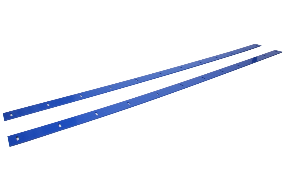 11002-41551-CB 2019 Late Model Body Nose Wear Strips, Chevron Blue